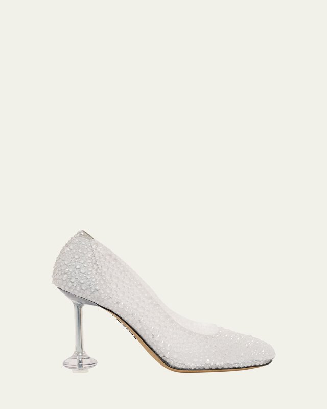 Toy Strass Mesh Pumps